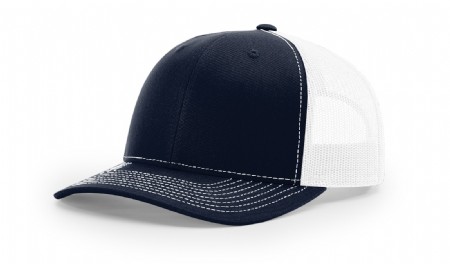 Richardson Snapback Trucker Cap - Navy/White